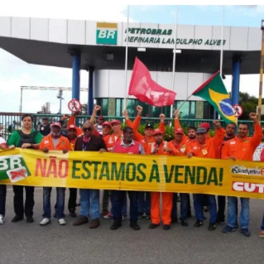 Luta contra as privatizações marcou a trajetória da categoria petroleira ao longo dos últimos sete anos/Foto: Sindipetro Bahia (2017)