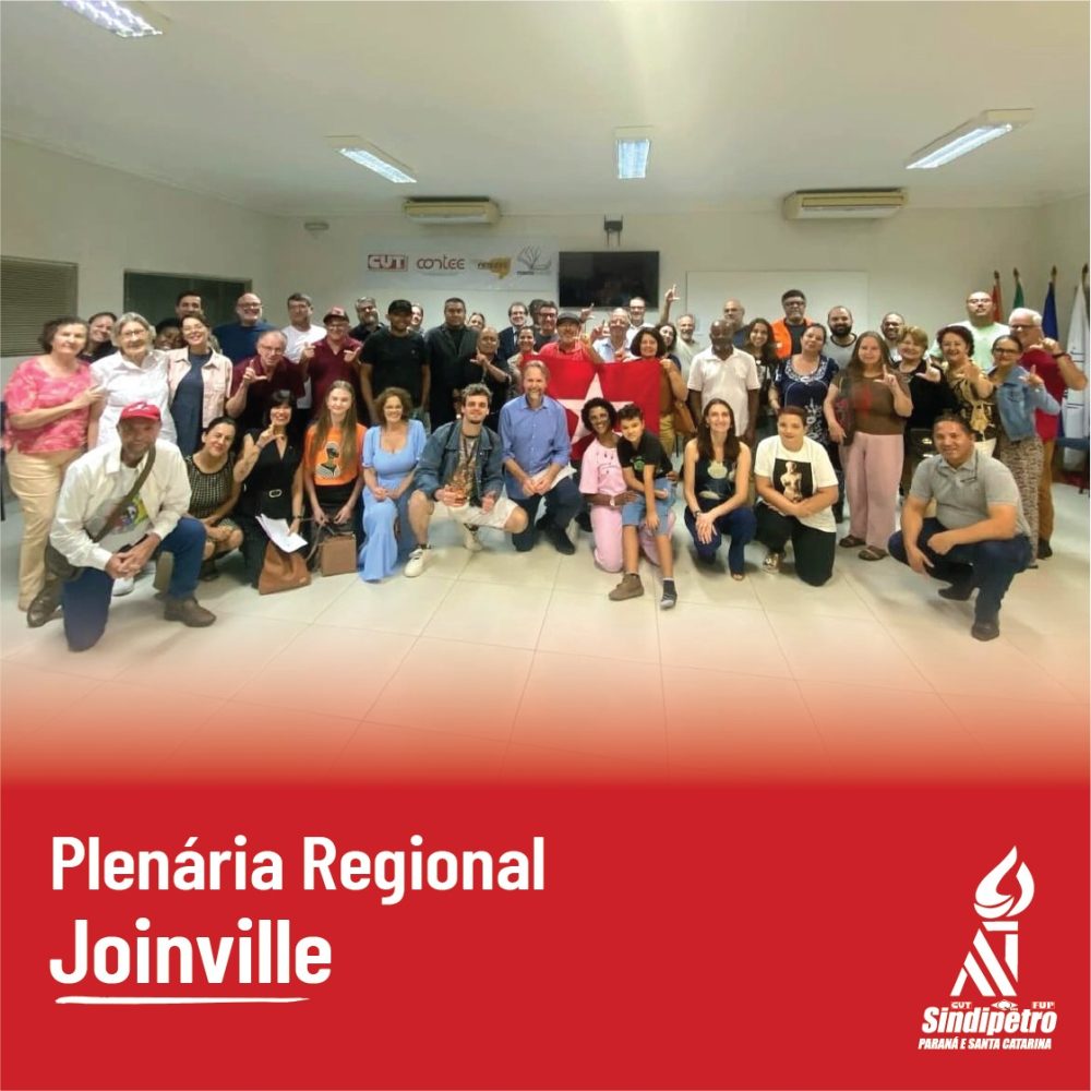 Plenária Regional em Joinville PT