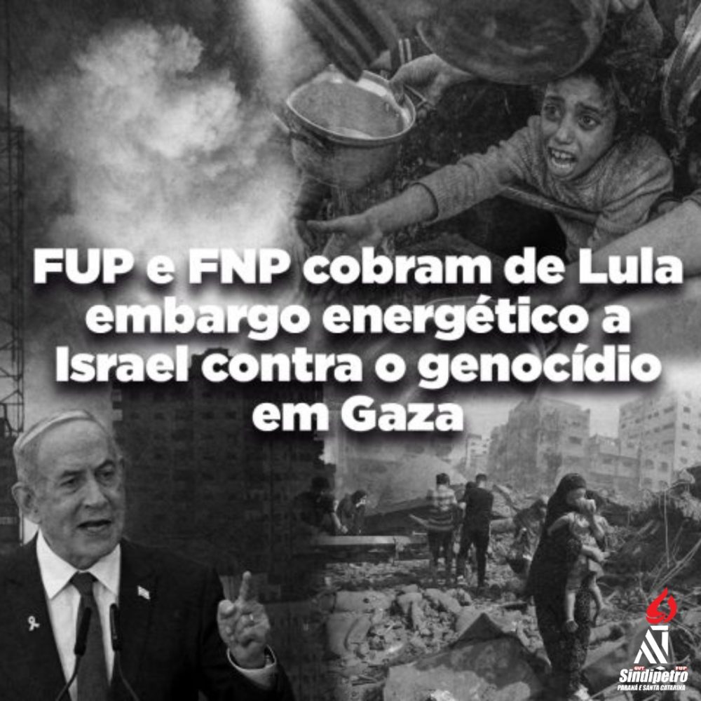 embargo energético a Israel contra o genocídio em Gaza