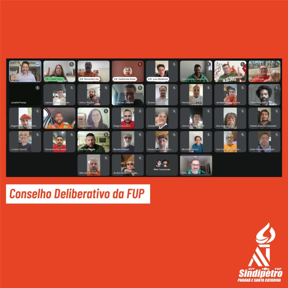 FUP indica rejeição da primeira contraproposta de ACT apresentada pela Petrobrás