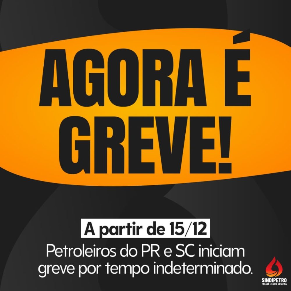 Agora é greve