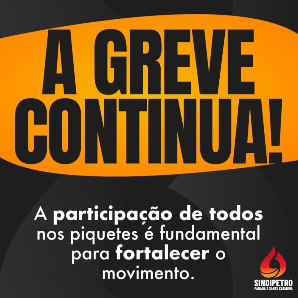 participação nos piquetes é fundamental