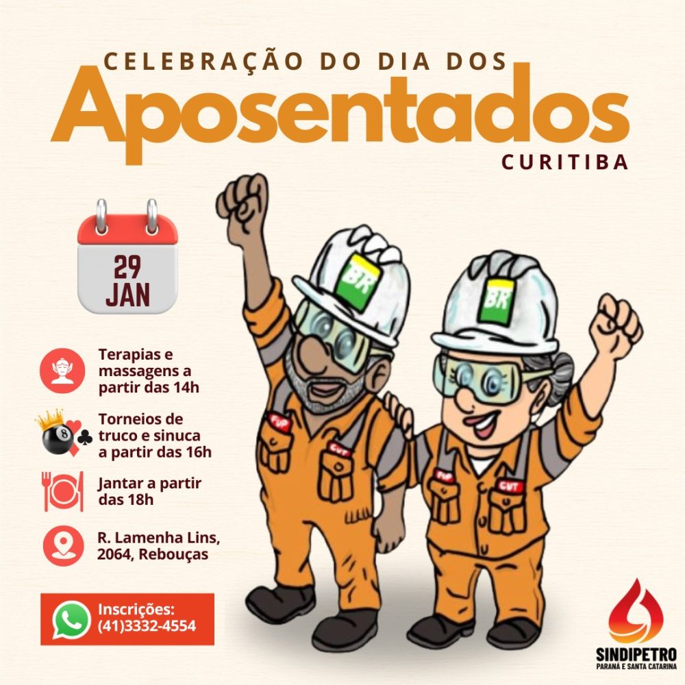 Celebração do Dia do Aposentado terá torneios de truco e sinuca em Curitiba