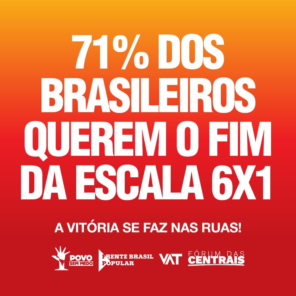 atos pelo fim da escala 6x1