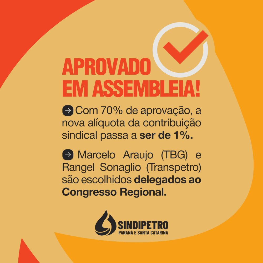 Categoria aprova atualização da mensalidade sindical e elege delegados ao 13º Congresso Regional Unificado