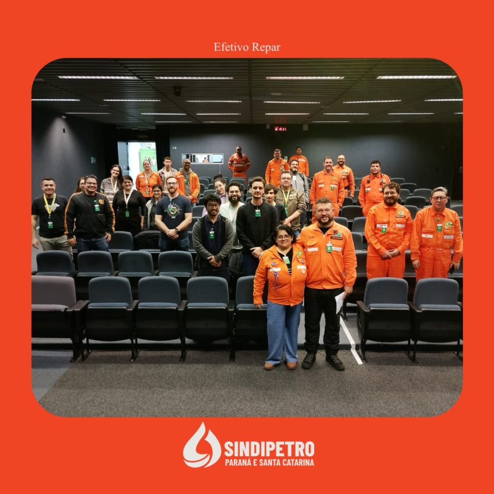 Sindicato recepciona novos petroleiros e petroleiras na Repar
