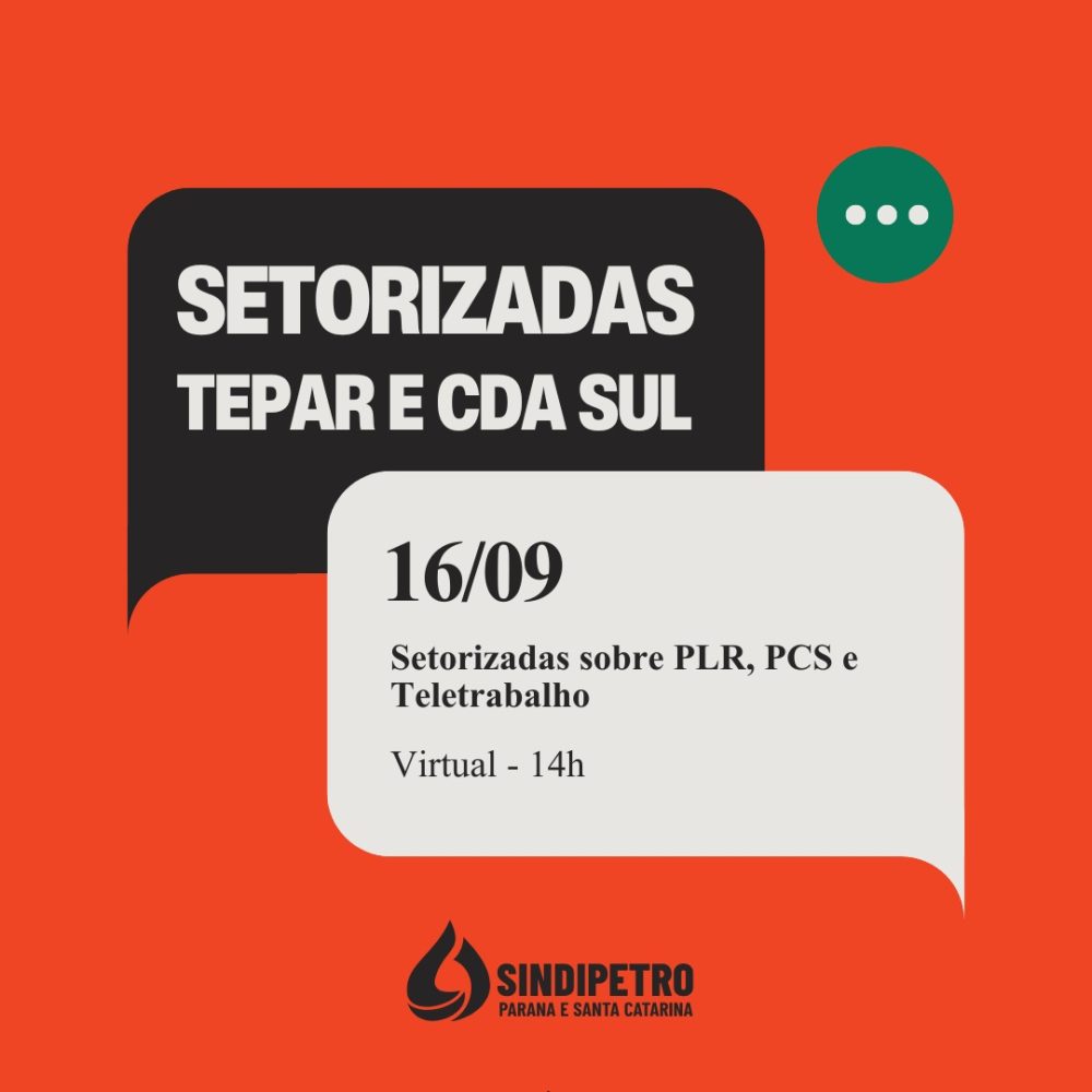 Sindicato realiza setorizadas com trabalhadores do Tepar e CDA SUL sobre PLR, PCS e Teletrabalho