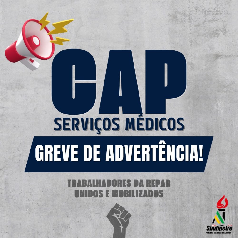 cap serviços greve de advertência